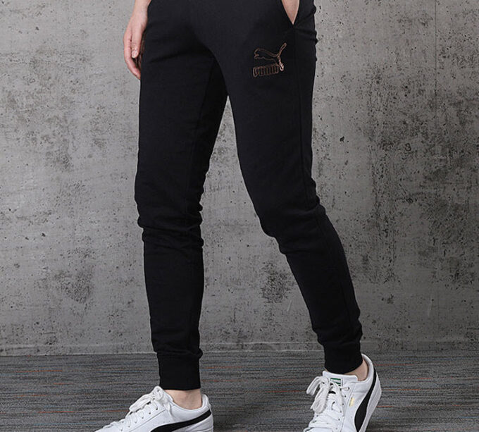 Pantalones deportivos de punto «Negro y blanco»