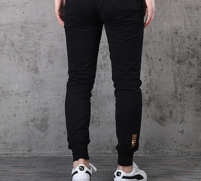 Pantalones deportivos de punto «Negro y blanco»