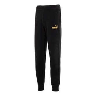 Pantalones deportivos Ess+ Tape Golden! Logo «Negro»