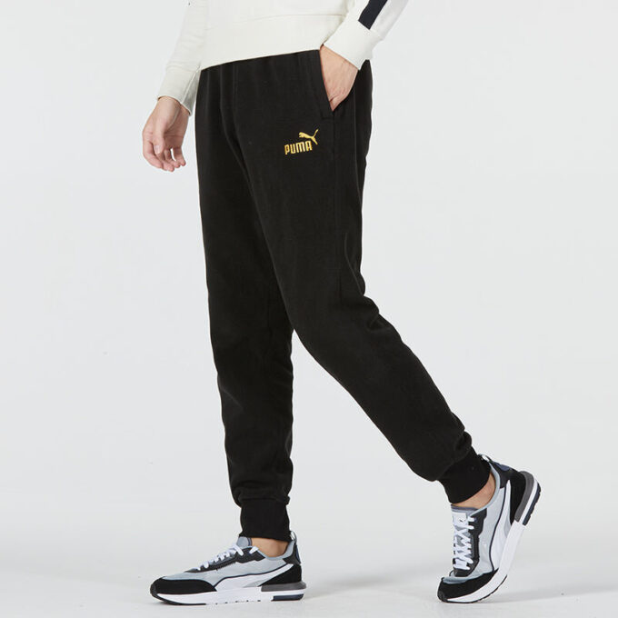 Pantalones deportivos Ess+ Tape Golden! Logo «Negro»