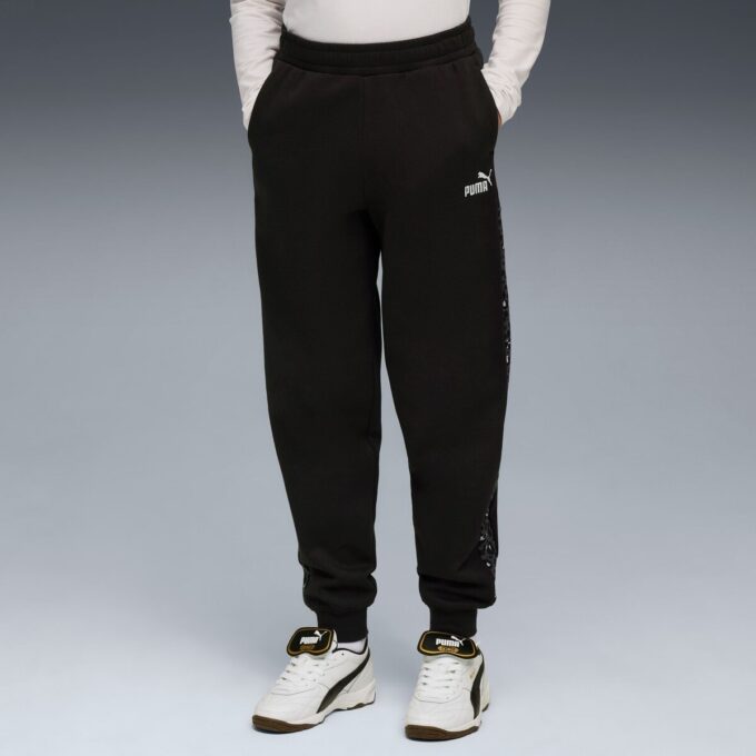 Pantalones deportivos Essentials con estampado animal para niños grandes Pantalones deportivos Essentials con estampado animal para niños grandes