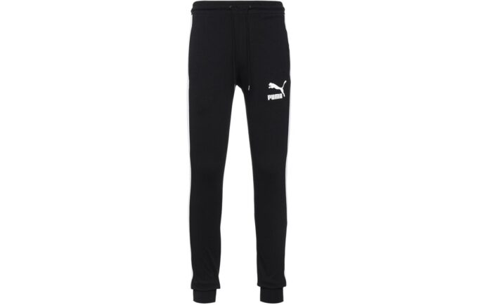 Pantalones deportivos icónicos T7 «Negro y blanco»