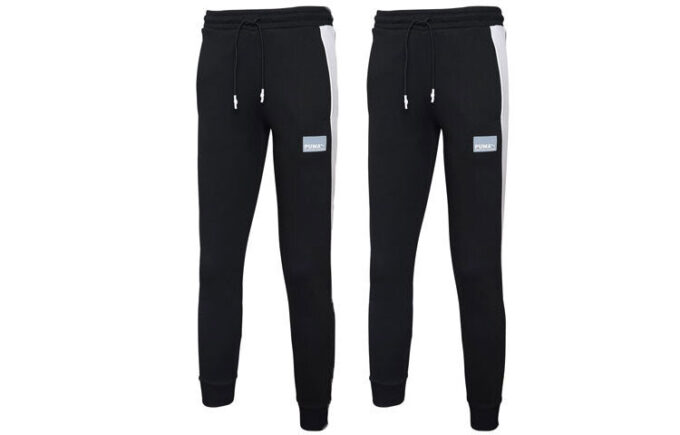 Pantalones deportivos icónicos T7 «Negro y blanco»