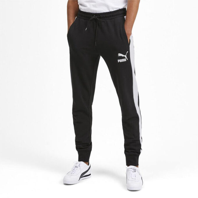 Pantalones deportivos icónicos T7 «Negro y blanco»
