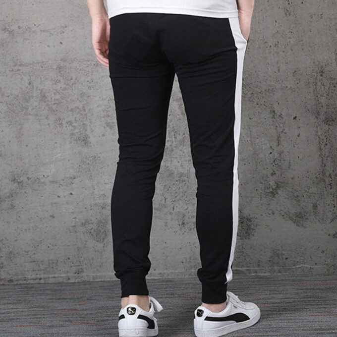 Pantalones deportivos icónicos T7 «Negro y blanco»