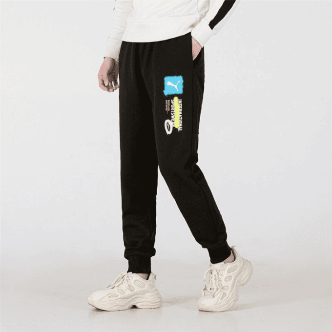 Pantalones deportivos Logo International «Negro»
