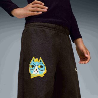 Pantalones deportivos para niños pequeños Moody Cat