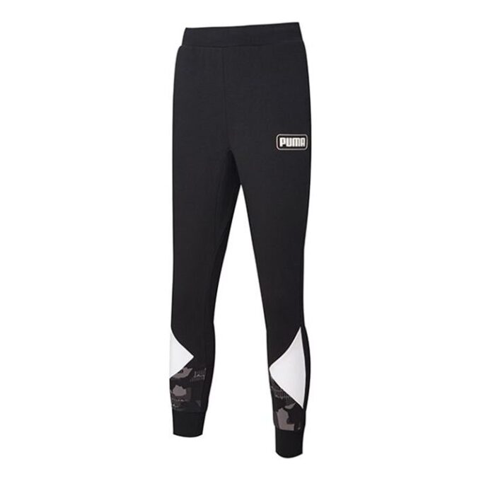 Pantalones deportivos Rebel Camo AOP «Negro»