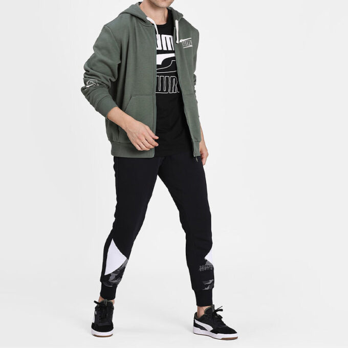Pantalones deportivos Rebel Camo AOP «Negro»