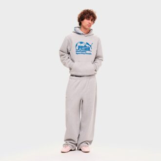 Pantalones deportivos rectos de polar PUMA x MADHAPPY