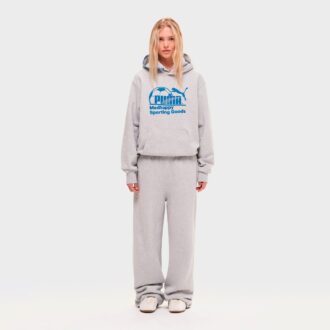 Pantalones deportivos rectos de polar PUMA x MADHAPPY
