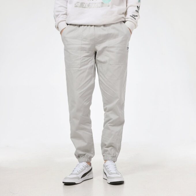 Pantalones Downtown Small Logo «Gris Negro»