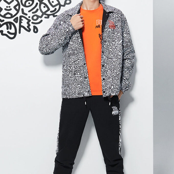 Pantalones PUMA x Mr Doodle «Negro y blanco»