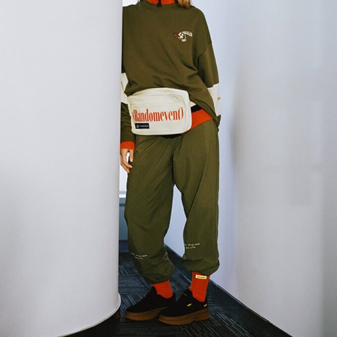Pantalones tejidos PUMA x Randomevent «Verde»