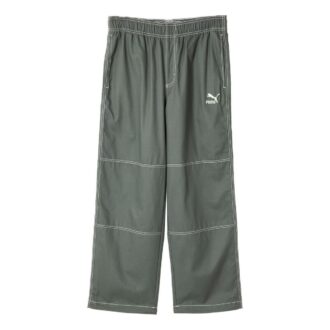 Pantalones tejidos Swxp D con logo «Verde oliva»