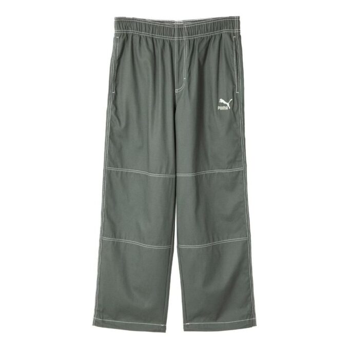 Pantalones tejidos Swxp D con logo «Verde oliva»