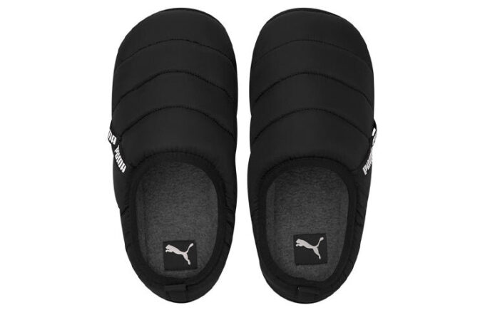 Pantuflas Scuff «Negro Blanco»