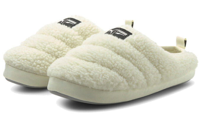 Pantuflas Scuff Sherpa «Blanco susurro»