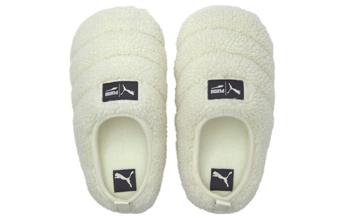 Pantuflas Scuff Sherpa «Blanco susurro»