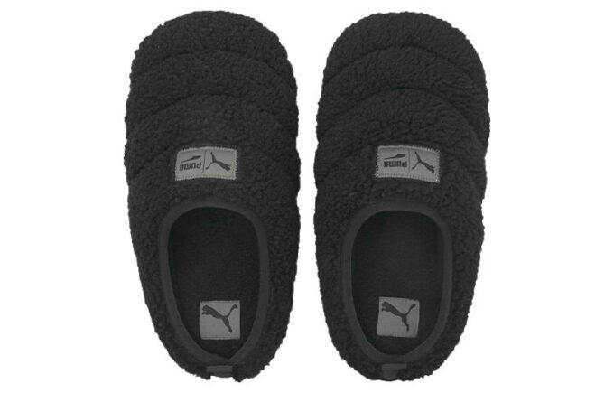 Pantuflas Scuff Sherpa «Negras»