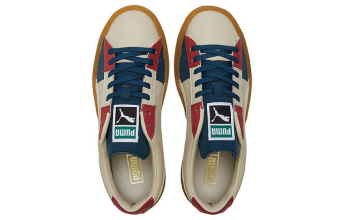 Parche de gamuza «Crepe Patch – Peyote Azul Rojo»