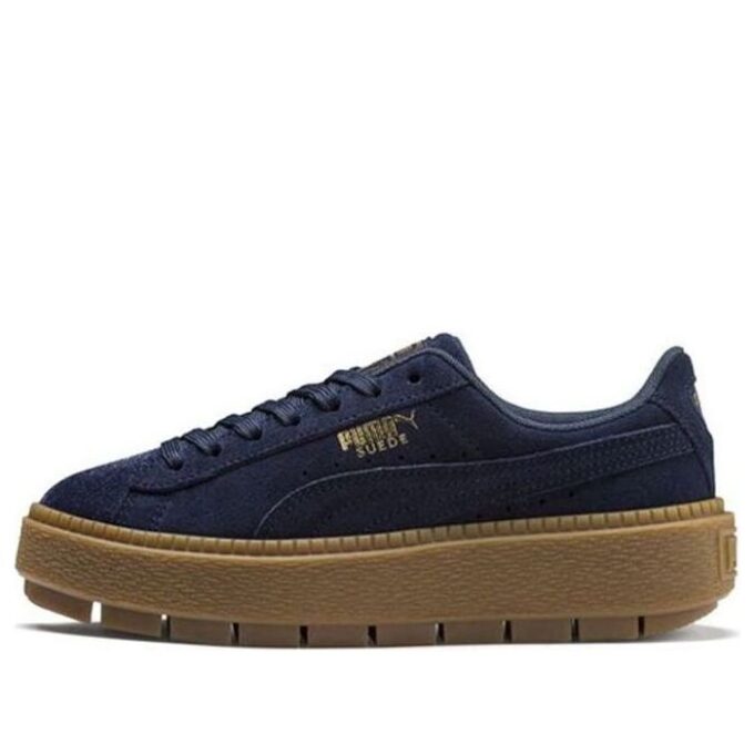 Plataforma de ante Trace Velour «Azul marino»