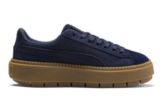 Plataforma de ante Trace Velour «Azul marino»