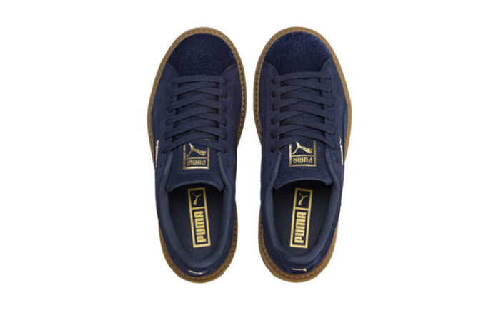 Plataforma de ante Trace Velour «Azul marino»