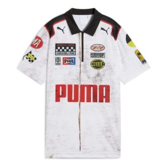 Polo con cremallera del equipo PUMA x A$AP ROCKY «Blanco»