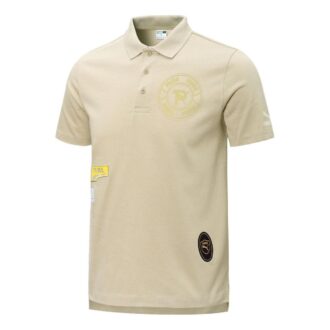 Polo con insignia mixta «Beige»