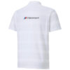 Polo de manga corta a rayas PUMA x BMW Motorsport «Blanco y negro»