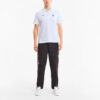 Polo de manga corta a rayas PUMA x BMW Motorsport «Blanco y negro»