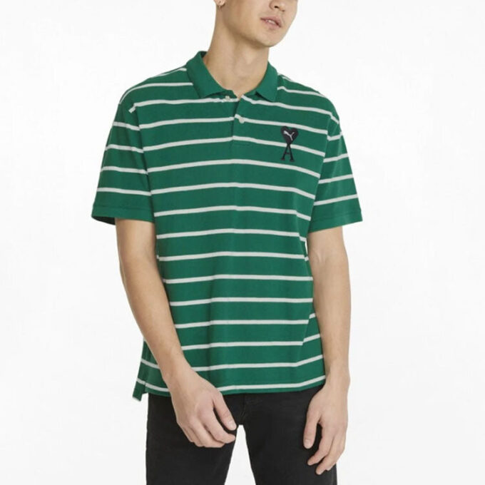 Polo de manga corta PUMA x Ami «Verde»