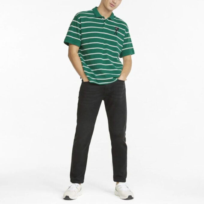 Polo de manga corta PUMA x Ami «Verde»