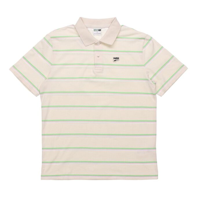 Polo de rayas Downtown «Beige»
