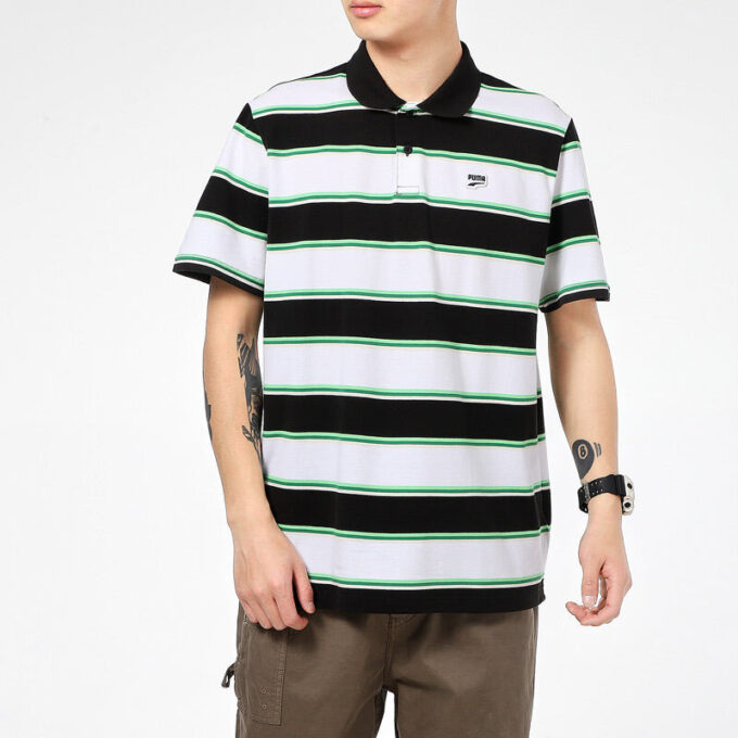 Polo de rayas Downtown «Blanco»