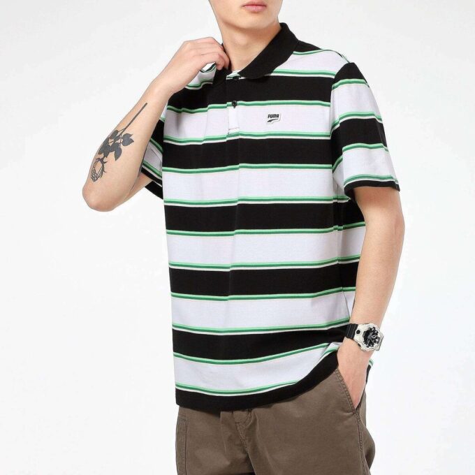 Polo de rayas Downtown «Blanco»