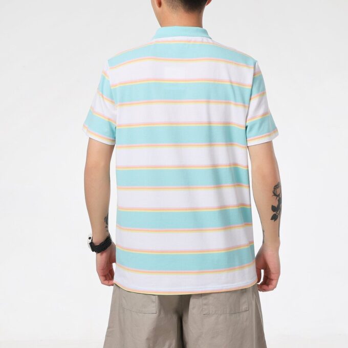 Polo de rayas Downtown «Blanco»
