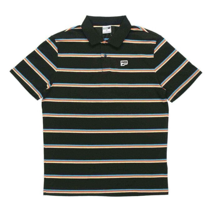 Polo de rayas Downtown «Negro»