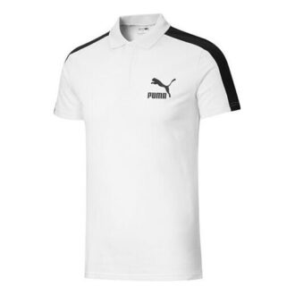 Polo icónico T7 «Blanco y negro»