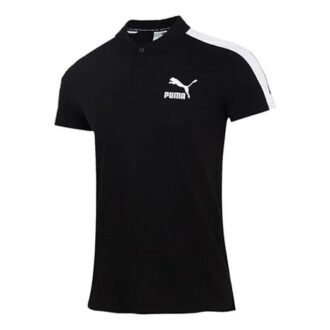 Polo icónico T7 «Negro y blanco»