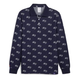 Polo PUMA x Noah Jacquard «Azul Marino»