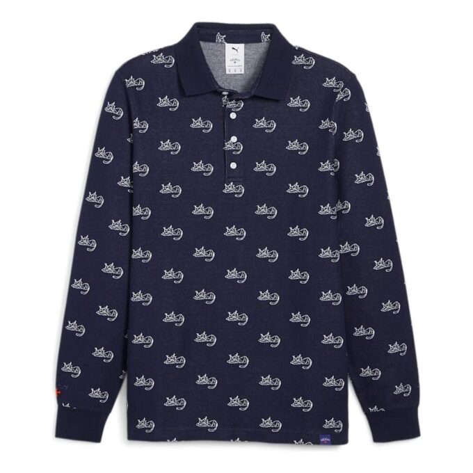 Polo PUMA x Noah Jacquard «Azul Marino»