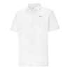 Polo técnico de piqué «blanco y negro»
