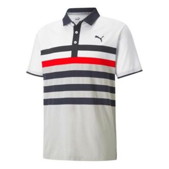 Polo unidireccional MATTR «Blanco, negro y rojo»