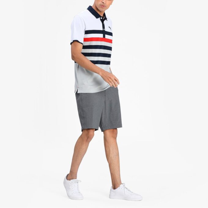 Polo unidireccional MATTR «Blanco, negro y rojo»