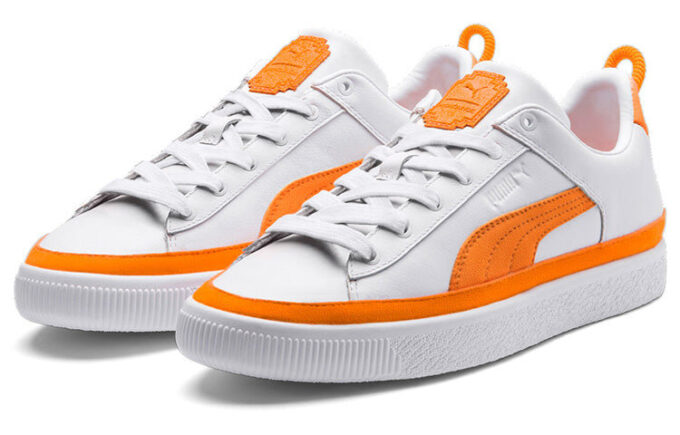 Pronuncia x Basket Vintage «Naranja vibrante»