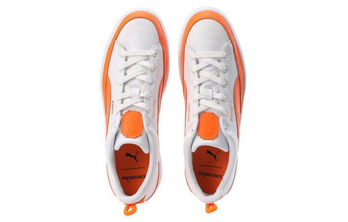 Pronuncia x Basket Vintage «Naranja vibrante»
