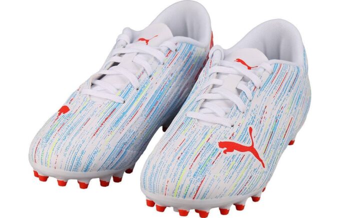 (PS) Botas de fútbol Ultra 4.2 MG Jr. K «Blanco, Rojo, Azul»