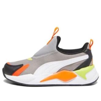 (PS) RS-X3 Slip-On «Gris hormigón, naranja Rickie»
